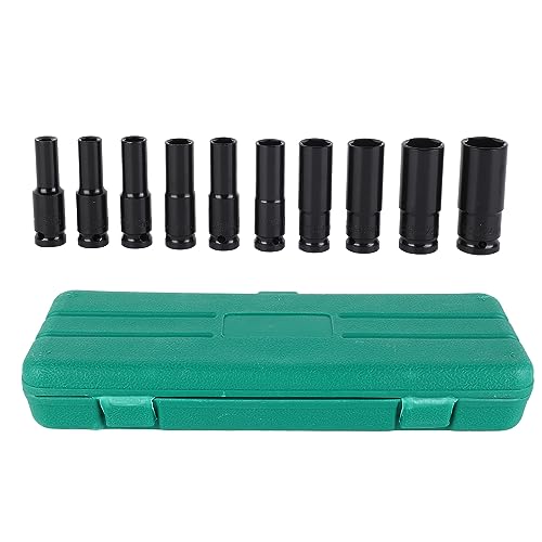 Hex Socket Set Kombination Werkzeug Stahl 10pcs Langlebige Verschleiß widerstandsfähiger Korrosionsbeständiges elektrisches Schraubenschlüsselzubehör für Automobilreparatur -Heim von plplaaoo