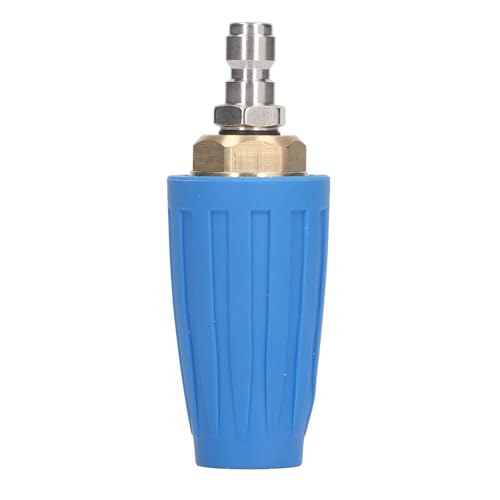 Hochdruckscheibedüse 1/4in Schneller Anschluss Langlebiger Keramik -Kern -Messing -Drehdüsen 4000psi für die Reinigung der industriellen Geräte für die landwirtschaftliche (030 Loch) von plplaaoo