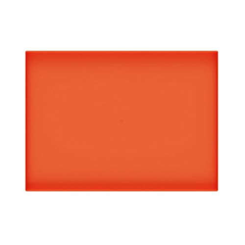 Hochtürmatte Silikon Hochtemperaturfest vielseitige Grillmatte Spatel Matte für Grill in der Innenküche im Freien (Orange) von plplaaoo