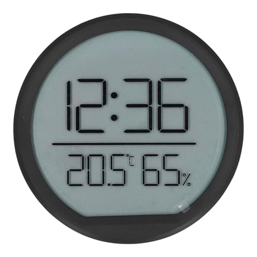 Indoor -Thermometer Hygrometer Multifunktion dünne genaue Wand montierte digitale Wecker für Home Office Room Schwarz Indoor -Thermometer Hygrometer Multifunktion dünne genaue Wand montierte digitale Wecker für Home Office Room Schwarz von plplaaoo