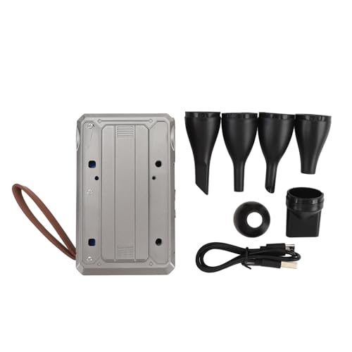 Jet Dry Blower Multifunktional tragbarer leistungsstarker Turbo Lüfterluft Duster mit LED -Licht und 1100 -mAh -Batterie zum Reinigen von Staub Schnee Haustier Haarautos Keyboards von plplaaoo