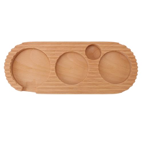 Kaffee Tamping Station Holz universell minimalistisches Design 51 53 58 mm Manipulationsständer Arbeitsplatte Organizer für Home Cafe Barista von plplaaoo