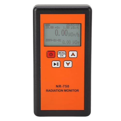 Kernstrahlungsdetektor Geiger Counter hohe Genauigkeit Tragbare Handheld -wiederaufladbare LCD -Anzeige mit Alarm für Kernkraftwerke Radiologie Laboratorien ABS Kernstrahlungsdetektor Geiger Counter hohe Genauigkeit Tragbare Handheld -wiederaufladbare LCD -Anzeige mit Alarm für Kernkraftwerke Radiologie Laboratorien ABS von plplaaoo