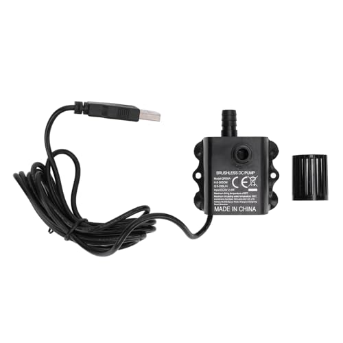 Kleine Tauchwasserpumpe USB angetrieben 5 V 250 lph High Lift 200 cm IP68 wasserdicht mit LED -Indikator für Aquarienfontänen und Computerwasserkühlsysteme von plplaaoo