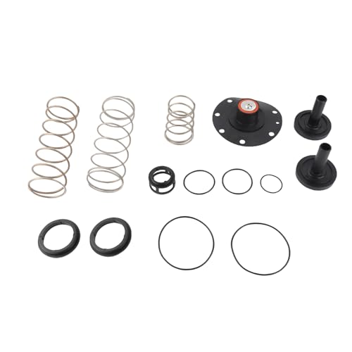 Komplettes Backflow Reparatur -Kit Hochleistungs -Lecknachweis Ersatz für Wilkins 975XL 975XL2 Backflow -Verhinderungsprüfventil 1 1/4in2in Stahl Gummi -Bauch von plplaaoo
