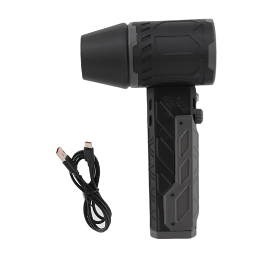 Komprimierter Strahl Duster Hochgeschwindigkeit 50 mm Turbine Handheld Tragbarer Gebläse für Campingautos Waschstaubentfernung ABS 14 x 7 x 24 cm von plplaaoo