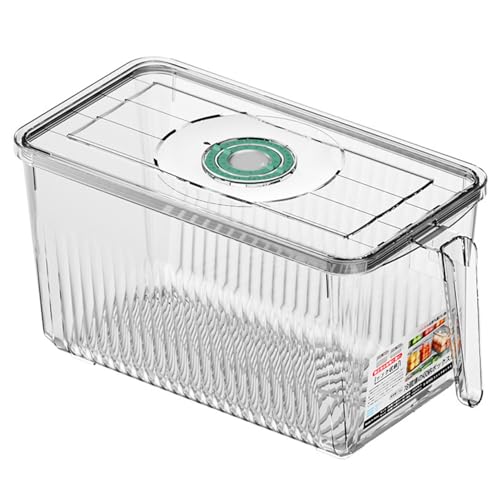 Kühlschrank Food Storage Box transparent rechteckige vielseitige Lebensmittelbehälter mit Deckelgriff zum Organisieren von Eier Gemüse Obst in Kühlschrank Plastik 280g Kühlschrank Food Storage Box transparent rechteckige vielseitige Lebensmittelbehälter mit Deckelgriff zum Organisieren von Eier Gemüse Obst in Kühlschrank Plastik 280g von plplaaoo