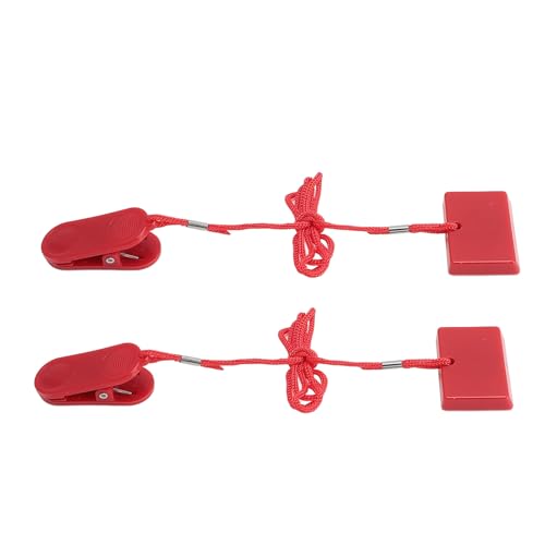 Laufband-Universal-Sicherheitsschlüssel, langlebiger magnetischer Laufband-Schloss-Ersatz, starker ABS-Kunststoff-Magnet, Fitnessgeräte für das Heim-Fitnessstudio, Laufmaschine, 2 Laufband-Universal-Sicherheitsschlüssel, langlebiger magnetischer Laufband-Schloss-Ersatz, starker ABS-Kunststoff-Magnet, Fitnessgeräte für das Heim-Fitnessstudio, Laufmaschine, 2 von plplaaoo