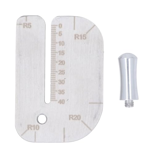 Ledernähte Aid Plate Professionelles Loch -Loch -Loch -Werkzeug aus Edelstahl mit klaren Schuppen für DIY Leder -Handwerksprojekte von plplaaoo