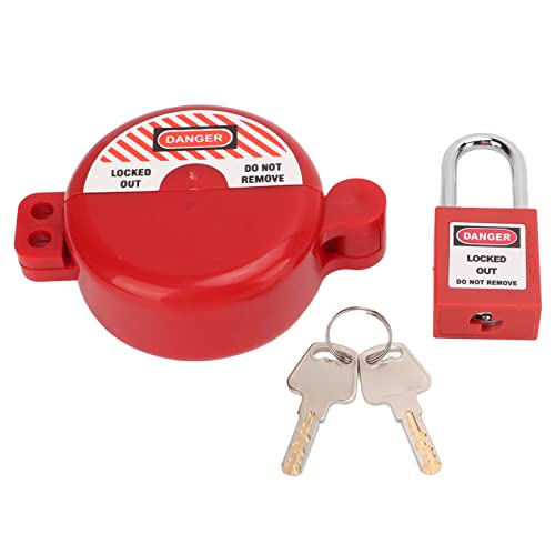Lockout-Tagout-Schloss, Lockout-Tagout-Ventilschloss Mit Sicherheitsvorhängeschloss, Gasflaschen-Verriegelung, Hitzebeständige, Stoßfeste Absperrschieber-Verriegelung Für Gas-Wasser-Zapfen, Locko Lockout-Tagout-Schloss, Lockout-Tagout-Ventilschloss Mit Sicherheitsvorhängeschloss, Gasflaschen-Verriegelung, Hitzebeständige, Stoßfeste Absperrschieber-Verriegelung Für Gas-Wasser-Zapfen, Locko von plplaaoo