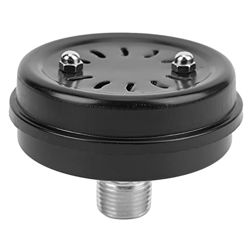 Luftkompressor -Schalldämpfer Schalldämpfer Eisenkasten Flachansauter Filter Hochwertiger Schwammfilter -Filterelement Langlebige Lebensdauer Einfacher Installieren Sie G1/2 -Zoll von plplaaoo
