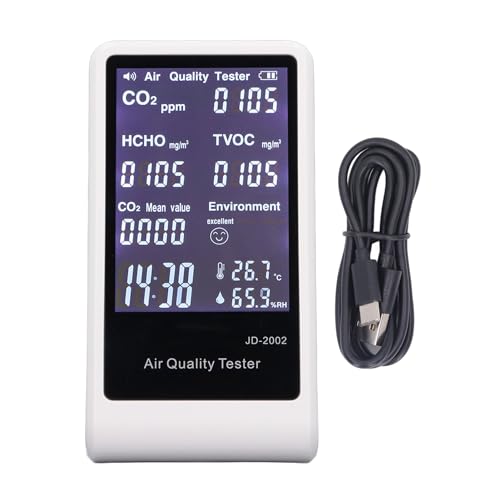 Luftqualitätsmonitor 7 in 1 Digitalanzeige Auto Alarm Desktop Luftdetektor für Innenräume mit hoher Empfindlichkeitssensor für Innenräume im Innenbereich. Luftqualitätsmonitor 7 in 1 Digitalanzeige Auto Alarm Desktop Luftdetektor für Innenräume mit hoher Empfindlichkeitssensor für Innenräume im Innenbereich. von plplaaoo
