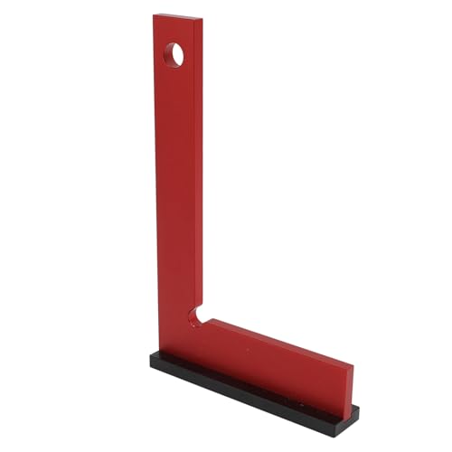 Machinist Square Engineer Quadrat 90 Grad rechtwinkliger Lineal Premium Anodized Aluminiumlegierung L Messwerkzeug für Holzbearbeitung Metallbearbeitung 156x100 mm von plplaaoo