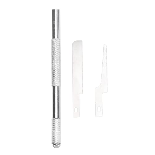 Mini -Handsägen -Modellwerkzeuge professionelle Präzisionsschneidemittel -Aluminiumlegierung Stahlgriff mit 2 austauschbaren Klingen für Holzbearbeitungsdiy -Handwerksprojekte von plplaaoo
