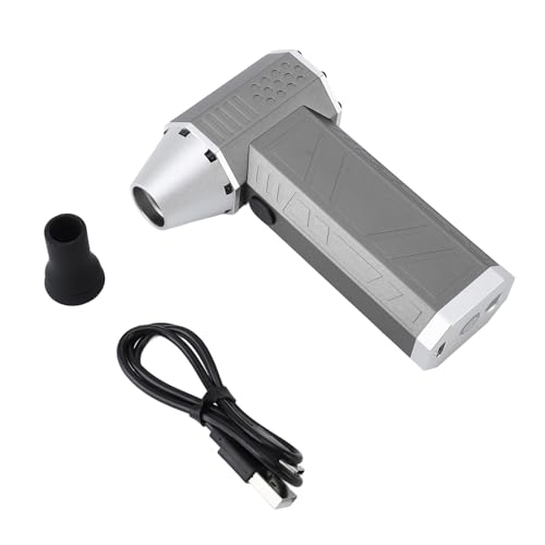 Mini Turbo Lüfter Jet Trockengebläse leistungsstarke 120000 U/min bürstenlose Motor wiederaufladbare elektrische Luftluft Duster mit LED -Licht für Outdoor -Aktivitäten Fahrt (plplaoxjyntht-12) von plplaaoo