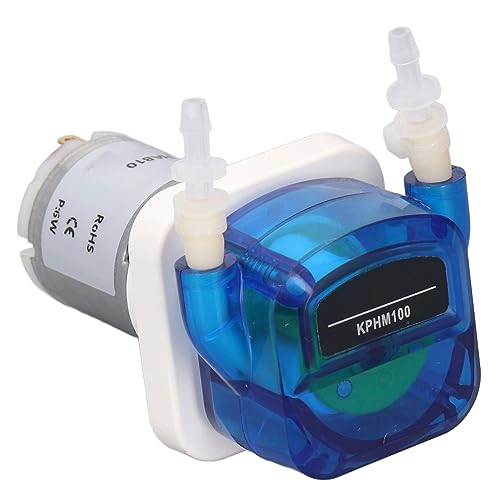 Mini peristaltische Pumpe hohe Durchflussrate 180 ml pro Minute 6W Selbstpriming -Flüssigdosierpumpe für die Laboranalyse Lebensmittelverarbeitung Industrie (24 V) von plplaaoo