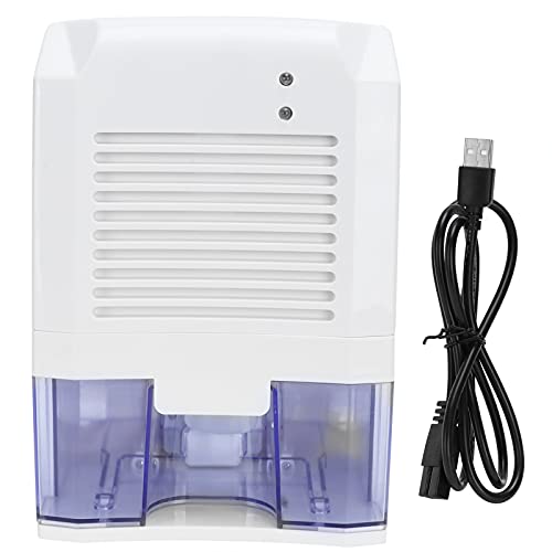 Mini tragbarer Entfeuchtungsrichter USB -Lufttrockner Ultra leise energieeffiziente Entfernung der Luftfeuchtigkeit für das Heimbad Office Weiß aus 150 x 220 x 120 mm 800 ml von plplaaoo