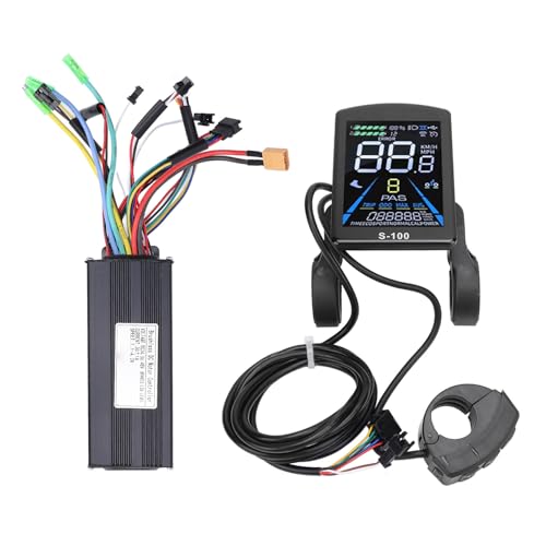 Mountain Bike Controller Sinus Wave 3 Modus 30A Hochleistungs -Aluminiumlegierung Gehäuse mit Farb -LCD -Display für Elektrofahrradmodifikation von plplaaoo