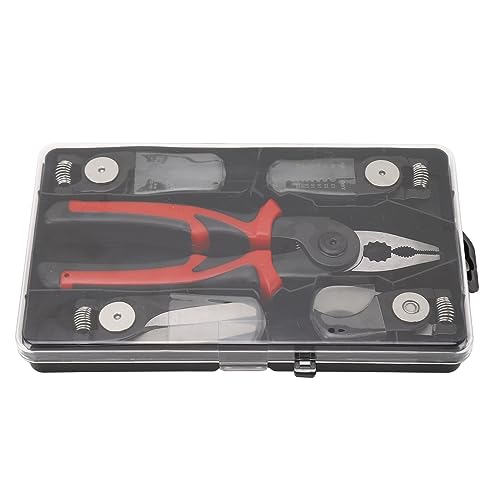 Multifunktionale Zange 5 in 1 austauschbares austauschbares, vielseitiges Werkzeug zum Schneiden von Crimping Electronic Warting Legierungsstahl Multifunktionale Zange 5 in 1 austauschbares austauschbares, vielseitiges Werkzeug zum Schneiden von Crimping Electronic Warting Legierungsstahl von plplaaoo