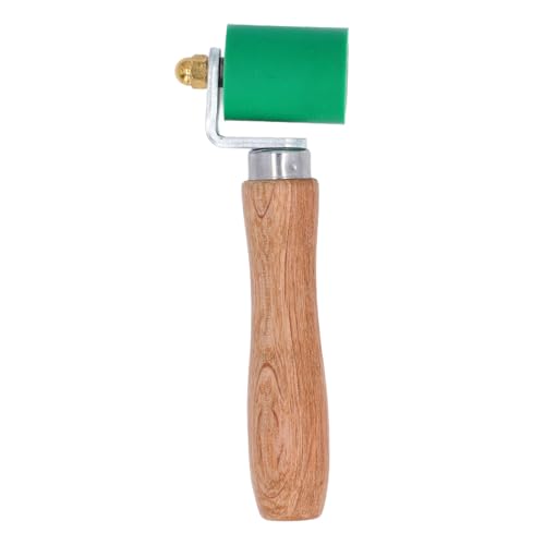 Naht-Handdruck walze profession ell hoch temperatur beständige Silikon-Naht-Druck walze für Überdachung PVC-Schweißen Haltbarer Silikon-Buchenholz griff 4,76 Zoll (Grün) von plplaaoo