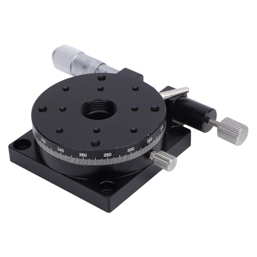OPTISCHE DIE TABELLE 360 Grad Feinabstimmung L -Achsen Rotierende Plattformhandbuch Verschiebung Linearer Stadium RSP60 hochpräzise Aluminiumlegierung Leichtes Gewicht für von plplaaoo