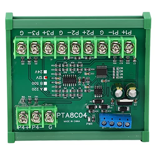 PT100 RTD -Temperatursensor -Modul Hochgenauige Widerstandskollektion Kommunikation mit Leitfadenschiene für industrielle Systeme Wärmekontrolle (B500 DC12V) von plplaaoo
