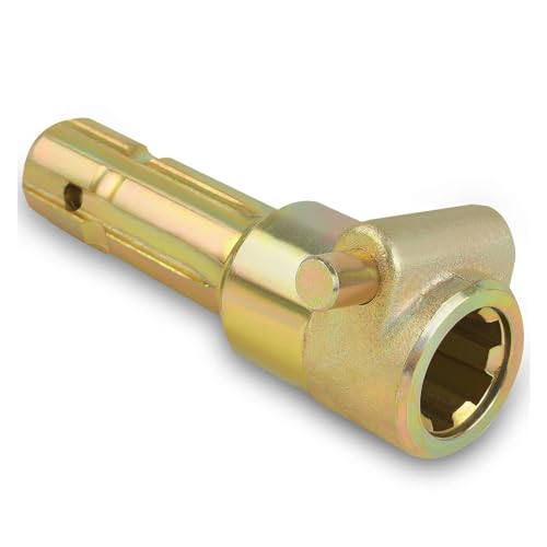 PTO -Adapter weiblich 1 3/8in 6 Spline männlich 1 3/8in 6 Spline PTO Extender für bis zu 70 PS -Traktorübertragungssystem Versorgung Einfache Installation Verbessert Sicherheit von plplaaoo
