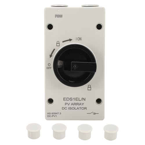 PV DC Isolator Switch 32A IP66 wasserdichtes Flammschutzmittel Photovoltaik Schnell -Trennschalter 1000 V für Solarstromsysteme RC -Boote auf dem Netz von Grid Household PV DC Isolator Switch 32A IP66 wasserdichtes Flammschutzmittel Photovoltaik Schnell -Trennschalter 1000 V für Solarstromsysteme RC -Boote auf dem Netz von Grid Household von plplaaoo