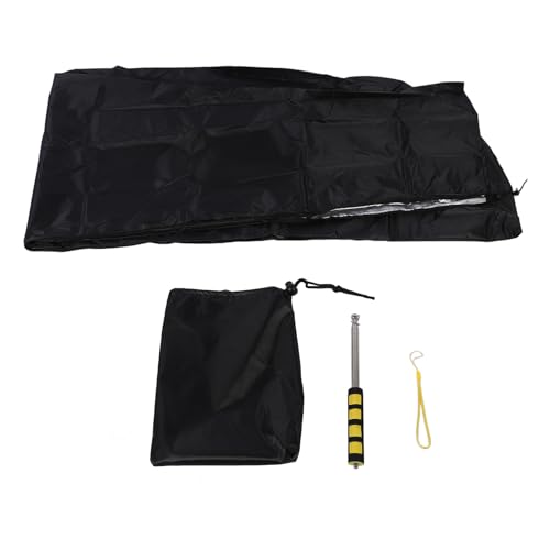 Patio -Regenschirm -Abdeckung Oxford Stoff wasserfest FADE Proof Outdoor Offset Dachabdeckung Cantilever Parasol Cover für Patio Beach Market Regenschirme 210d Oxford Stoff mit (Plplaaoomniqhns-12) von plplaaoo