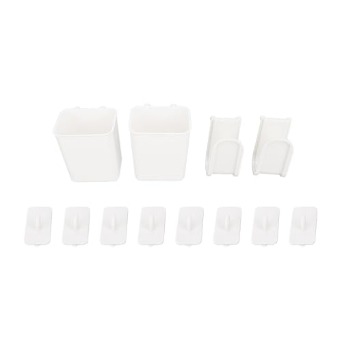 Pegboard -Zubehör Universal Plastikpegboard -Essstäbchen Kisten Haken TOTLID -RAK für Küchenorganisation und Lagerung auf Gaswarmwasserbereiter Lochplatte von plplaaoo