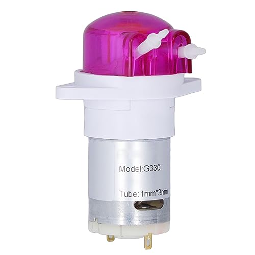 Peristaltische Pumpe Hochgeschwindigkeit 5000 U/min 12 ml pro Minute Mikroflüssigkeit Dosierpumpe mit ausgezeichneter Versiegelung für Flüssigkeitsübertragung Bonsai (DC12V) von plplaaoo