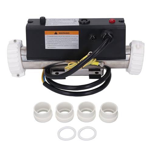 Poolheizung Elektrischer Heizung Wasser Thermostat mit Temperaturregelung Selbstheizung für Spa Badewanne Schwimmbad hart verdrahtet (3KW) von plplaaoo