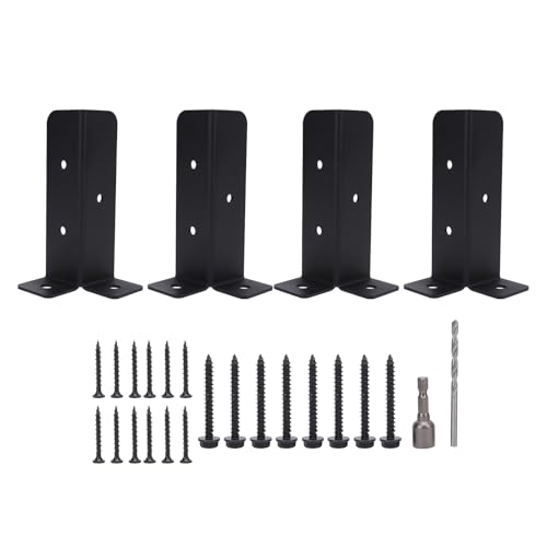 Post -Anker -Klammern Heavy Duty Metal Basis Halterung Montage Kit Universal Ankerhalterung für Deck Zaun Veranda Geländer Handläufe verzinkt 35x35mm 4 Sets Post -Anker -Klammern Heavy Duty Metal Basis Halterung Montage Kit Universal Ankerhalterung für Deck Zaun Veranda Geländer Handläufe verzinkt 35x35mm 4 Sets von plplaaoo