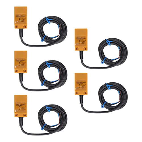 Proximity -Sensor NPN Normalerweise offener Ansatzschalter 10mm Erkennungsentfernung hohe Genauigkeit 10 30V DC 200 mA 5PCS SET für die industrielle Automatisierung ABS -Gehäuse von plplaaoo