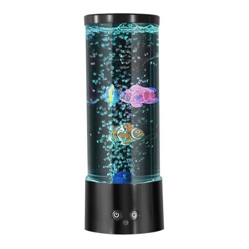 Quallenlampe LED High Bright USB Night Light Creative Children Room Schlafzimmer Blasenfischtisch Lampe 16 Farben 4 Ablauffarben Abs Acryl 30.5x11.5x11.5 cm 525g Quallenlampe LED High Bright USB Night Light Creative Children Room Schlafzimmer Blasenfischtisch Lampe 16 Farben 4 Ablauffarben Abs Acryl 30.5x11.5x11.5 cm 525g von plplaaoo