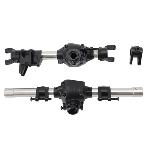 RC -Auto vorne hinter Achse schwarzer Edelstahl Aluminiumlegierung Anodiertes RC -Hinterachse für SCX10 Pro Upgrade Accessoire Langable hohe Leistung RC -Auto vorne hinter Achse schwarzer Edelstahl Aluminiumlegierung Anodiertes RC -Hinterachse für SCX10 Pro Upgrade Accessoire Langable hohe Leistung von plplaaoo