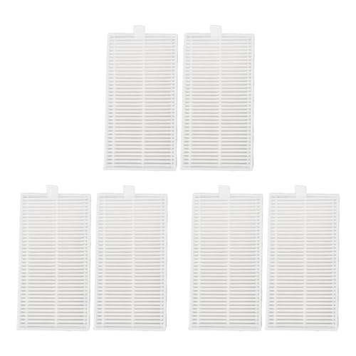 Roboter -Staubsauger -Reiniger ABS Filter hoher Effizienz Haltbarer Ersatzteile für V10 V12 W11 SEWING ROBOT 6PCS SET von plplaaoo