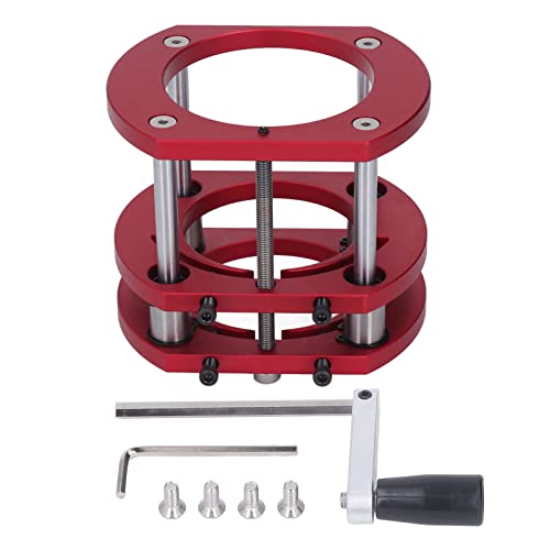 4-Backen Router Lift, Router-Lift-Basis, 4-Backen-Klemm-Router-Tisch-Hebesystem-Basis, Für Kleine Besäummaschinen, router lift oberfräse für die Holzbearbeitung Oberfräsenti von plplaaoo