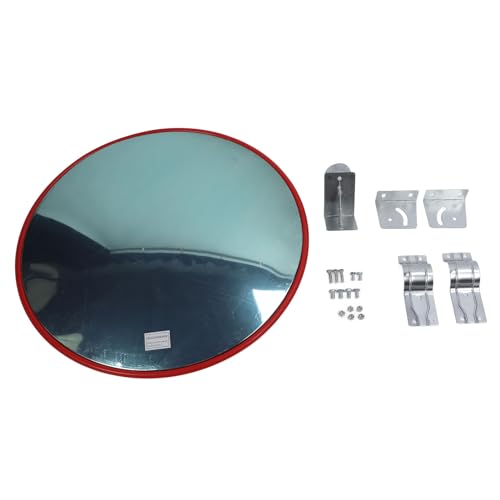 Runder konvexer Spiegel 30 Zoll Weitwinkel gebogener Sicherheits spiegel mit verstellbarem Ständer für Park Lot aus gezeichnetes PC-Material ABS-Unterstützung Marine Grade (Innentyp) von plplaaoo