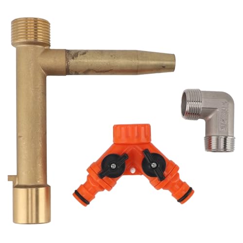 Schnellwassereinlassventil Key G1 männliches Faden -Messing Schnellkuppler -Ventilschlauch Solid Messing Plastikkonstruktion für unterirdische Bewässerungsgarten Sprinklersysteme von plplaaoo