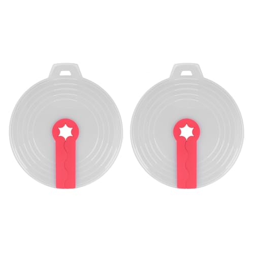 Schüssel Anti -Splash -Deckel -Mixer Schüssel Abdeckung Silikon Ei Whisk SPLATTER GUTTION zum Mischen von Eierpeitschen der Milch Küche Back 2pcs pp Silikon (Rot) von plplaaoo