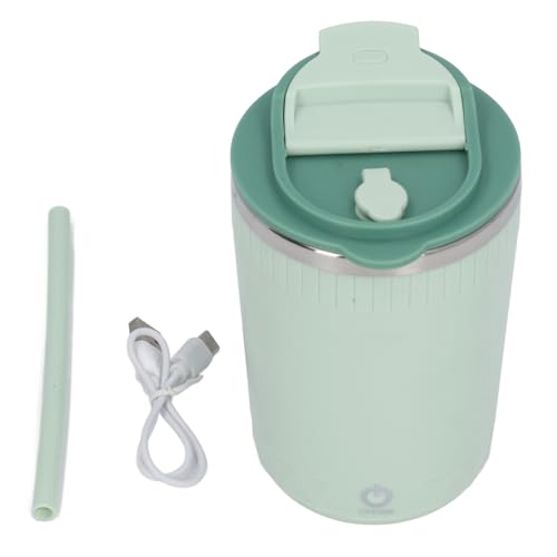 Selbst rührende Becher 380 ml 304 Edelstahl USB -Wiederaufladbar tragbare automatische Mischtasse, um Kaffeemilchtee für Büroreisen zu rühren (Grün) von plplaaoo