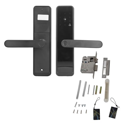 Smart Fingerabdruck Lock Electronic Door Smart Lock mit Anti -Diebstahl -Alarm -App -Steuerkennwort IC -Kartenschlüssel für Zuhause Sicherheit ABS Aluminiumlegierung 30 bis 100 mm von plplaaoo