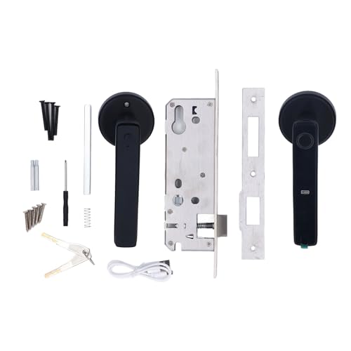 Smart Lock Professional Semiconductor Intelligent Identifikation Fingerabdruck Passwort Key Entsperren Eingangsschloss für Hotel Apartment Office Indoor -Tür Aluminiumlegierung von plplaaoo