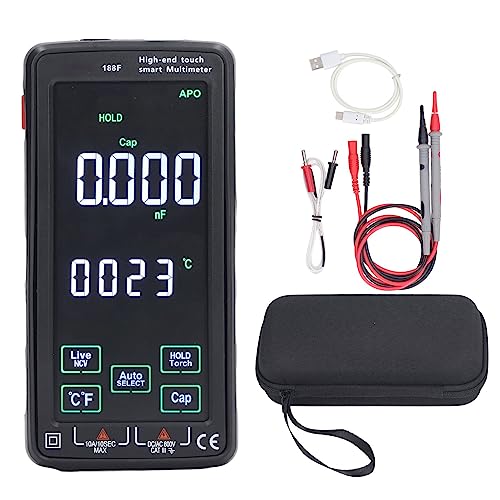 Smart Multimeter Digital Multimeter Smart Electrical Tester hohe Genauigkeit Multifunktionales Spannungsstromwiderstand Kapazität Frequenz Frequenz Diodenzyklus -Zyklus Smart Multimeter Digital Multimeter Smart Electrical Tester hohe Genauigkeit Multifunktionales Spannungsstromwiderstand Kapazität Frequenz Frequenz Diodenzyklus -Zyklus von plplaaoo