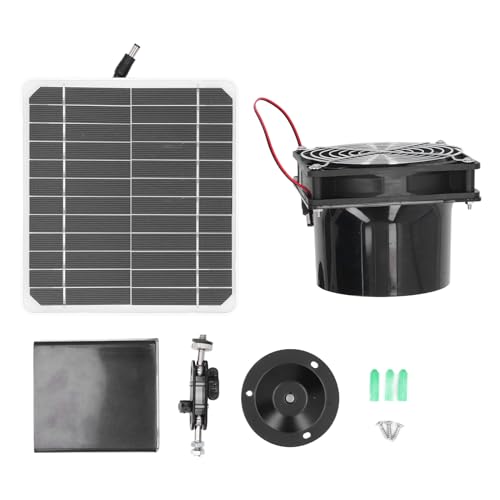 Solar angetriebener Auspuff -Lüfter -Kit Hocheffizienz monokristallin 50 W 12V Solar Panel Lüfter mit Schutzkasten für Netto -Batterie zur Belüftung in Schuppen -Gewächshäusern Solar angetriebener Auspuff -Lüfter -Kit Hocheffizienz monokristallin 50 W 12V Solar Panel Lüfter mit Schutzkasten für Netto -Batterie zur Belüftung in Schuppen -Gewächshäusern von plplaaoo