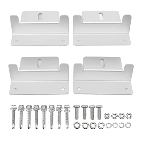 Solarpanel Montage Z Bracket Kit Langlebige universelle Hochleistungs -Aluminium -Legierung Set für RV Yacht Flachdach Solar Power System Installation 4pcs mit Zubehör Solarpanel Montage Z Bracket Kit Langlebige universelle Hochleistungs -Aluminium -Legierung Set für RV Yacht Flachdach Solar Power System Installation 4pcs mit Zubehör von plplaaoo