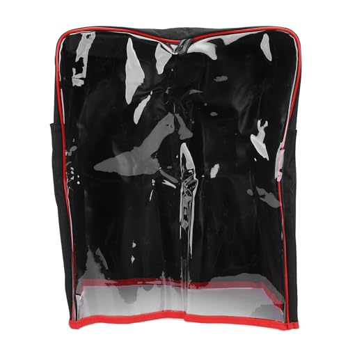 Standmixerabdeckung wasserfestes Oxford -Stoff transparent vordere Küchenmischer staubdestellte Abdeckung mit Taschen (35 * 24 * 45 cm) von plplaaoo