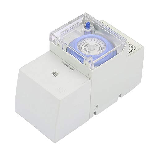 Sul181h 24 Stunden Analoge mechanische Timer -Handbuch Auto -Controller -Zeitschalter für Straßenbeleuchtung Fabrik Geräte Lade Timing DIN -Schienenmodul Kompaktes Design von plplaaoo