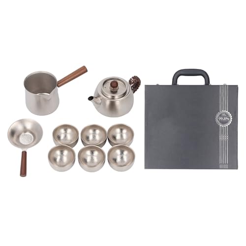 Ti Teekanne Set mit 45ml Tee tassen 350ml Servier becher 350ml isolierter Teekanne mit Sieb beständiger Griff rostfrei für Home Office Ti Teekanne Set mit 45ml Tee tassen 350ml Servier becher 350ml isolierter Teekanne mit Sieb beständiger Griff rostfrei für Home Office von plplaaoo